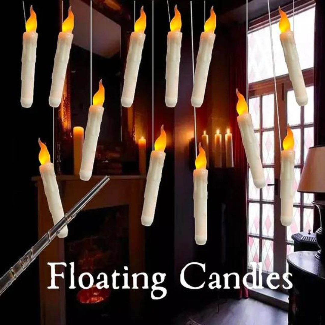 Lumi Glow Led Floating Candles With Wand – Sweet Home Vibes