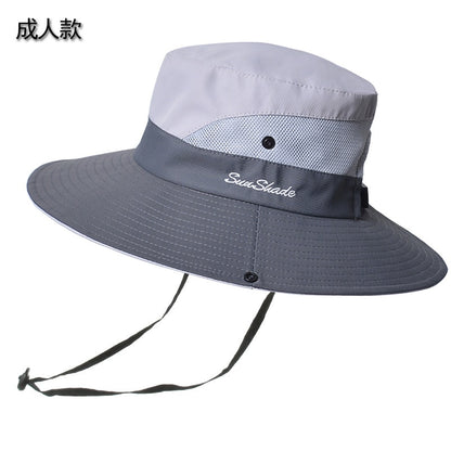 Womens Two-Toned UV Protection Sun Hat